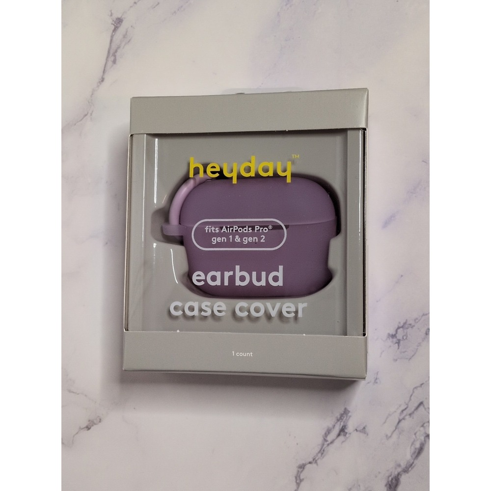 Heyday Airpods Pro Gen1 & Gen2 Earbud Case Cover Lavender New In A Box
